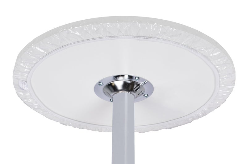 Yourtablecloth Heavy Duty Clear Vinyl Round Fitted Tablecloth (Table Cover) Elasticized Tablecloth Great for Protecting Your fine Tables and Table Linen 60â€ - Image 2
